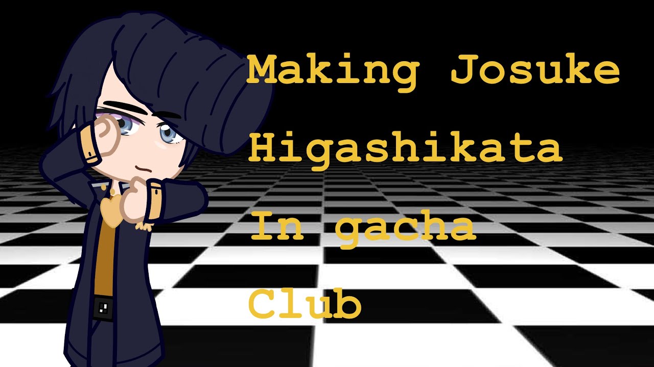 Making Josuke Higashikata in gacha club ( feel free to follow along )