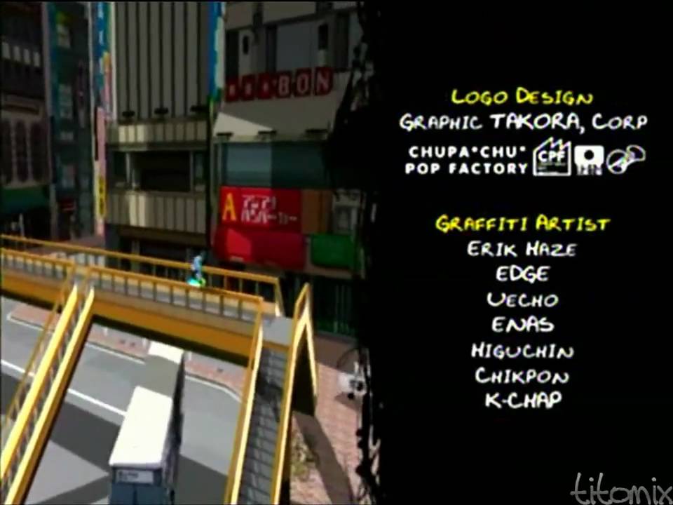 Jet Set Radio Credits