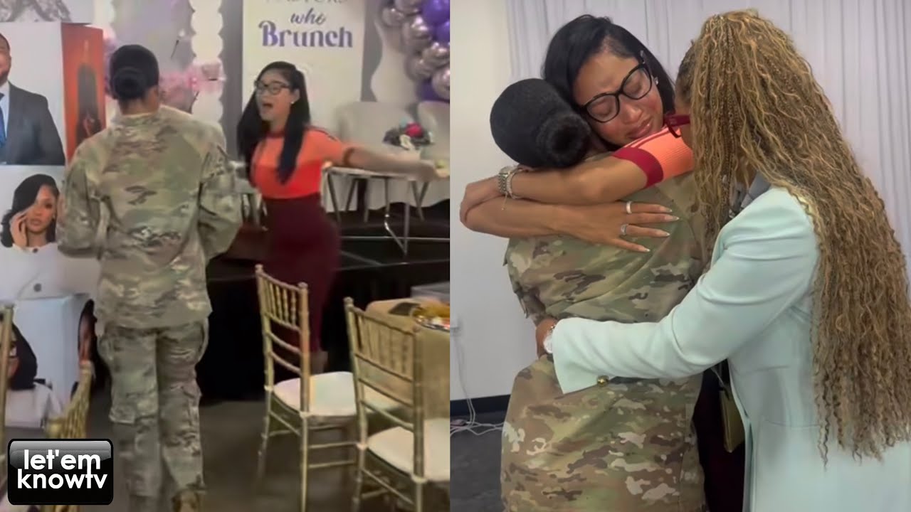 Pretty Vee Get Emotional After Her Sister Returned From The Army & Surprised Them At Church🤗