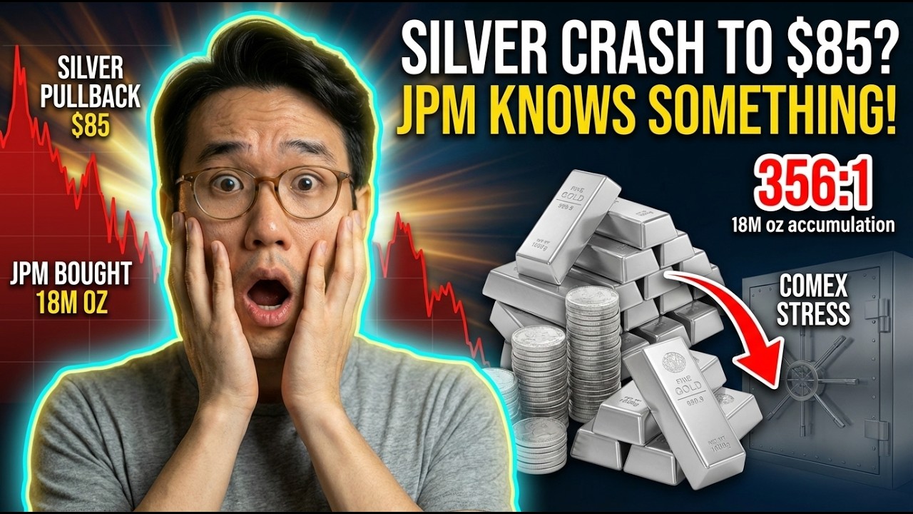 Silver Pulled Back To $85. JPM Just Bought 18M Oz. They Know Something.