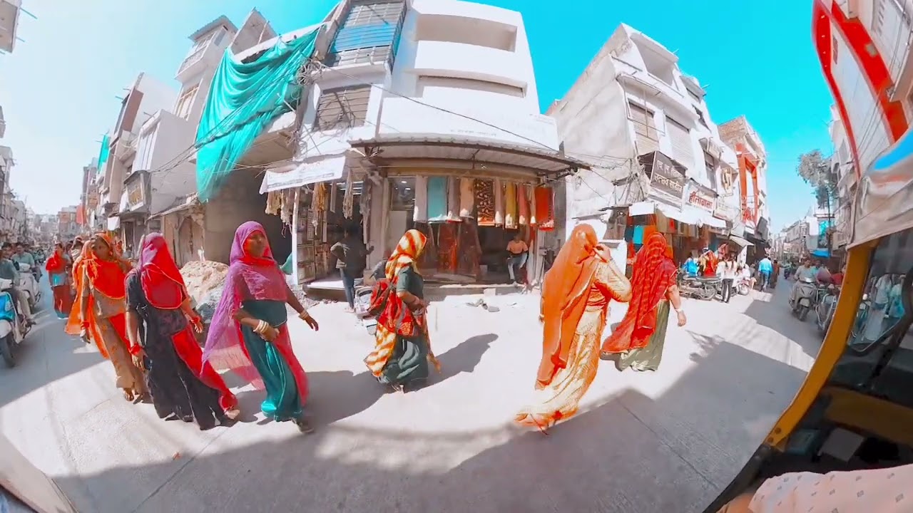Tuk Tuk Ride thru Old Udaipur Markets