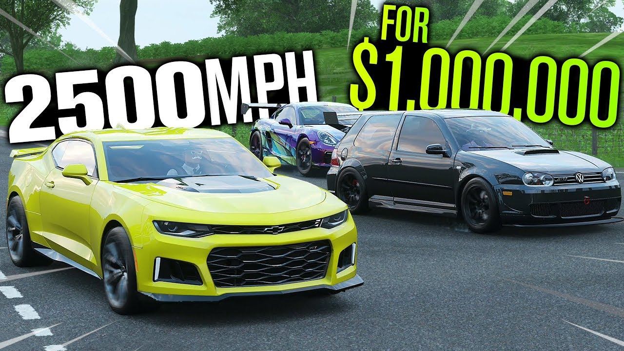 Forza Horizon 4 - 2500 MPH for $1,000,000?! (Budget Build)