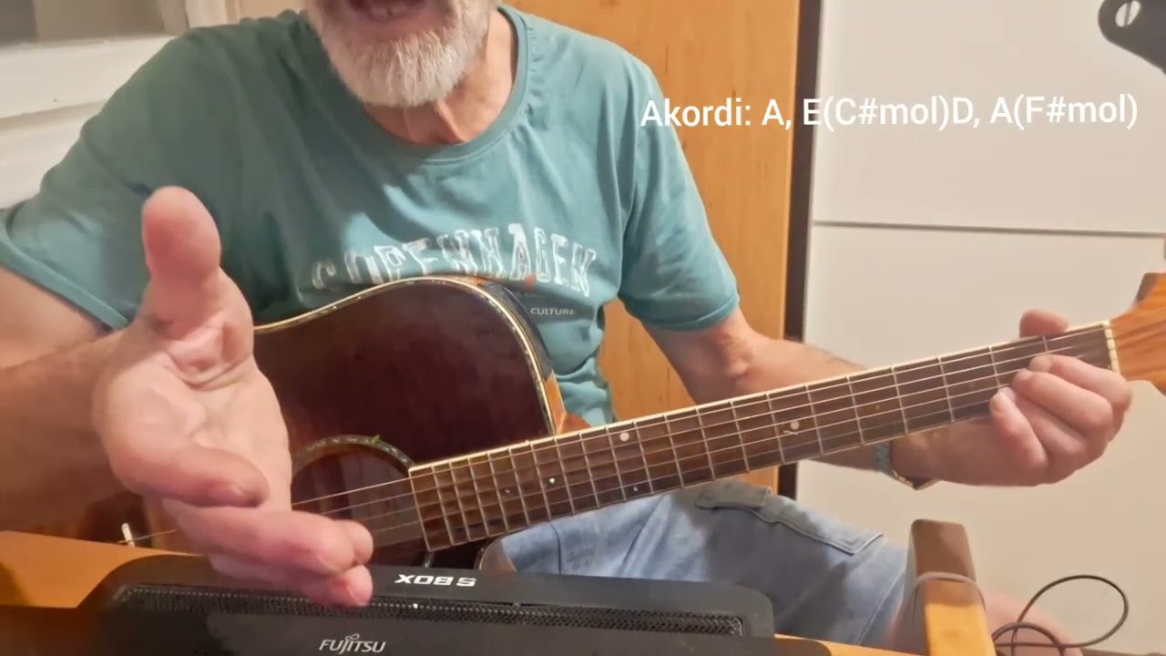 Nikoga nisam volio tako - 3 akorda umjesto 5 (Vježba ukrasa i promjena mjere)