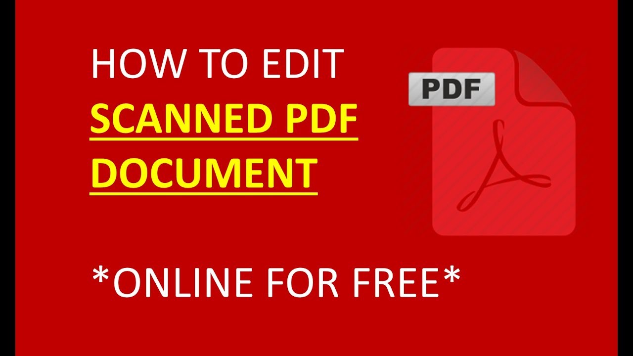 как редактировать отсканированный PDF-документ, простой и быстрый способ редактировать отсканиров...