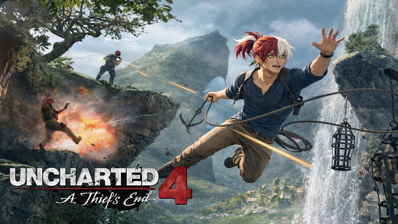 BEATING IN ONE DAY!!! (Uncharted 4:  A Thief's End)