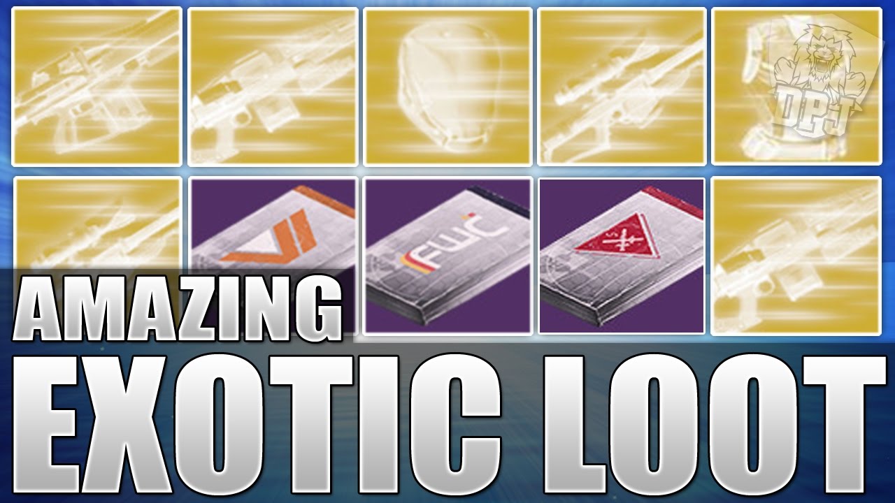 Destiny: Insane Exotic Loot Haul - Upto 400 Light Package & Exotic Engram Opening!