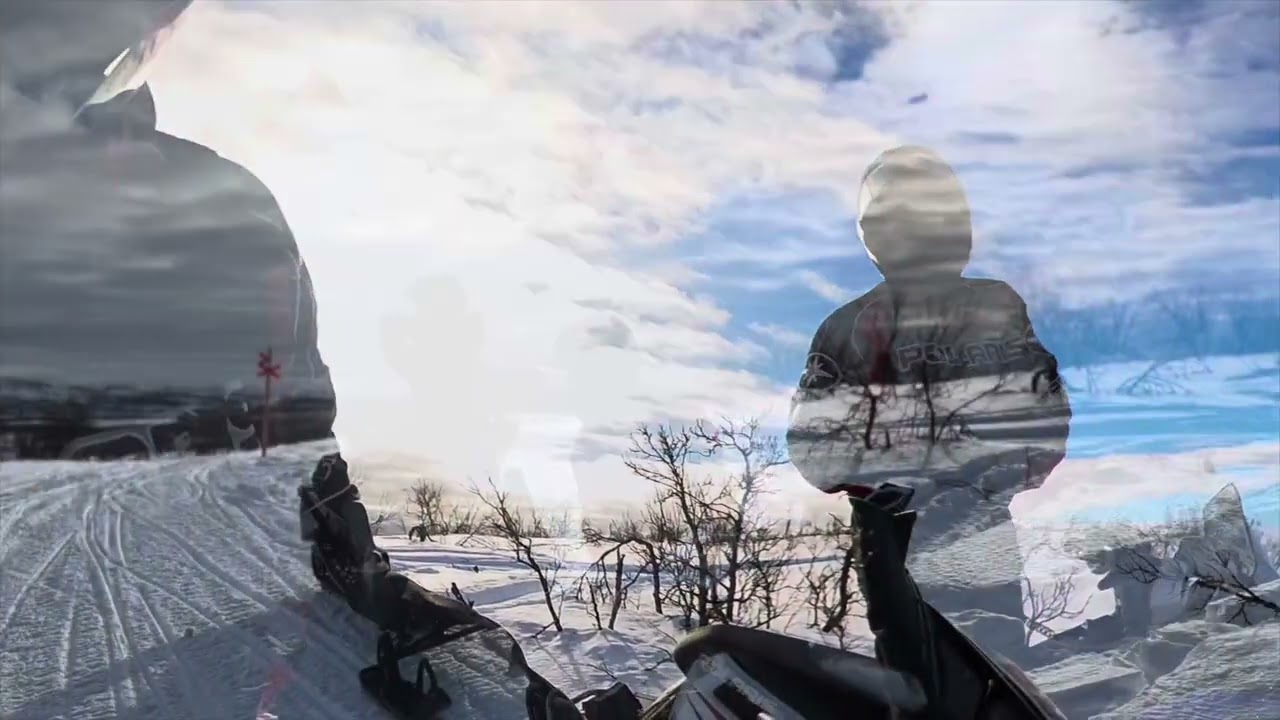 Kelkkailua Muonio - Hetta - Kilpisjärvi 25.3.2024