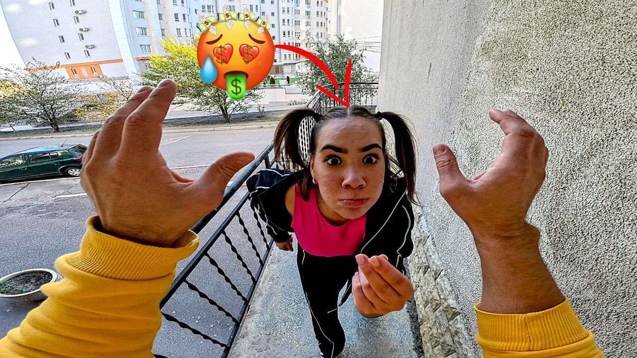 ПЛОХАЯ ДЕВУШКА ИЗ СОСЕДСТВА ПРОСИТ У МЕНЯ ДЕНЬГИ (ParkourPOV Funny)