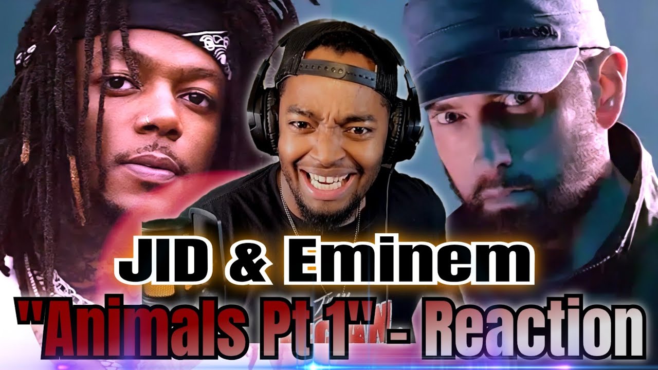JID - Animals (Pt.1) ft. Eminem. FIRST TIME  REACTION | INSANE !!!