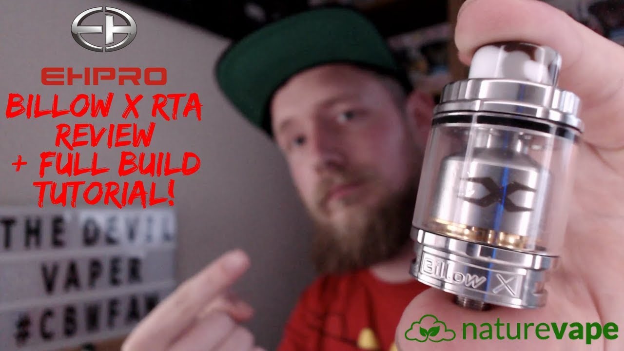 EHPRO Billow X RTA Review + Full Build Tutorial! Awesome Flavour & Easy to Build!