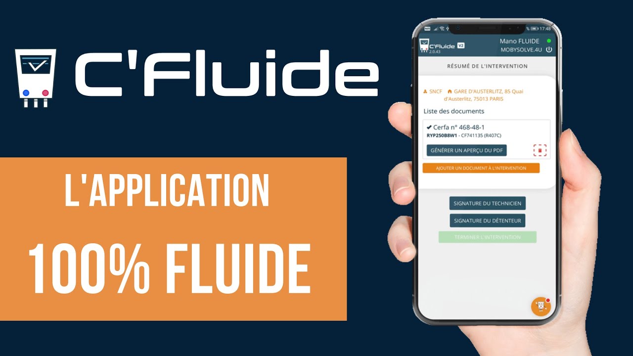 C'Fluide - L' application qui simplifie la gestion réglementaire des fluides frigorigènes !