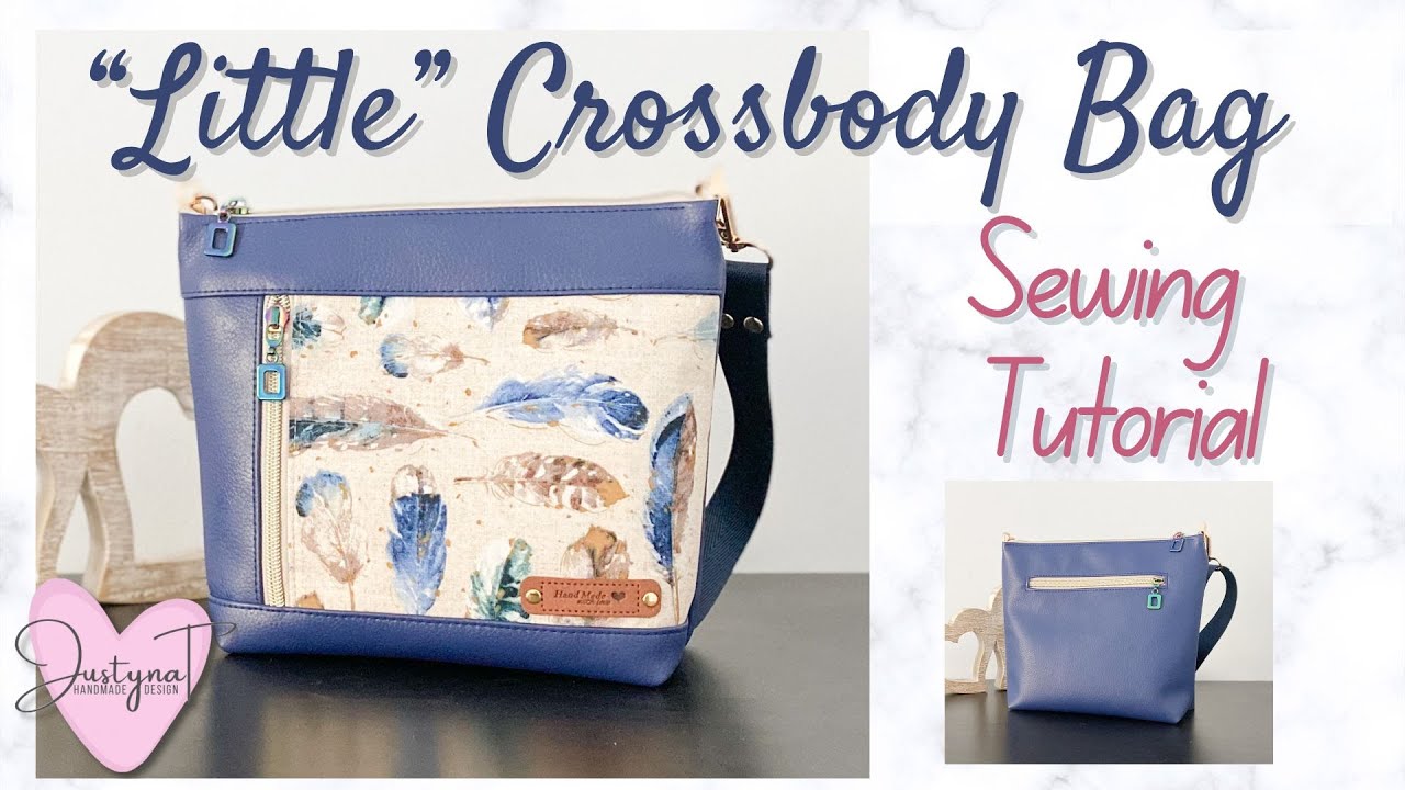 Маленькая сумочка через плечо | Мастер-класс по шитью | JustynaTHandmade
