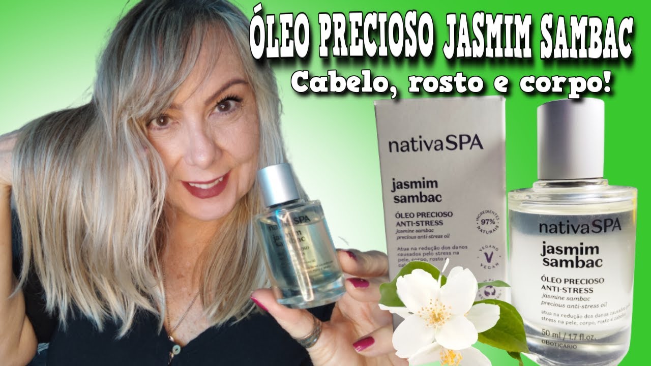 🟢TESTEI ÓLEO PRECIOSO JASMIM SAMBAC O BOTICÁRIO PARA USAR NO CABELO CORPO E ROSTO