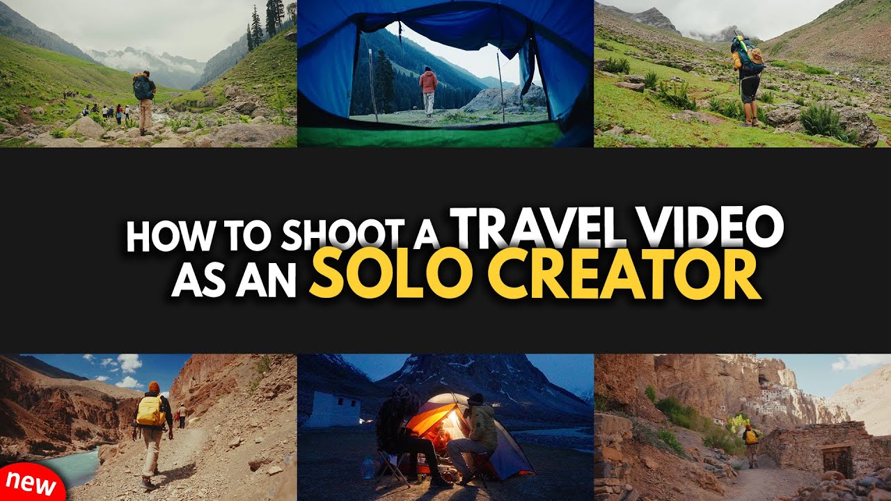How to SHOOT a TRAVEL VIDEO as an SOLO CREATOR | Step By Step Process | Hindi