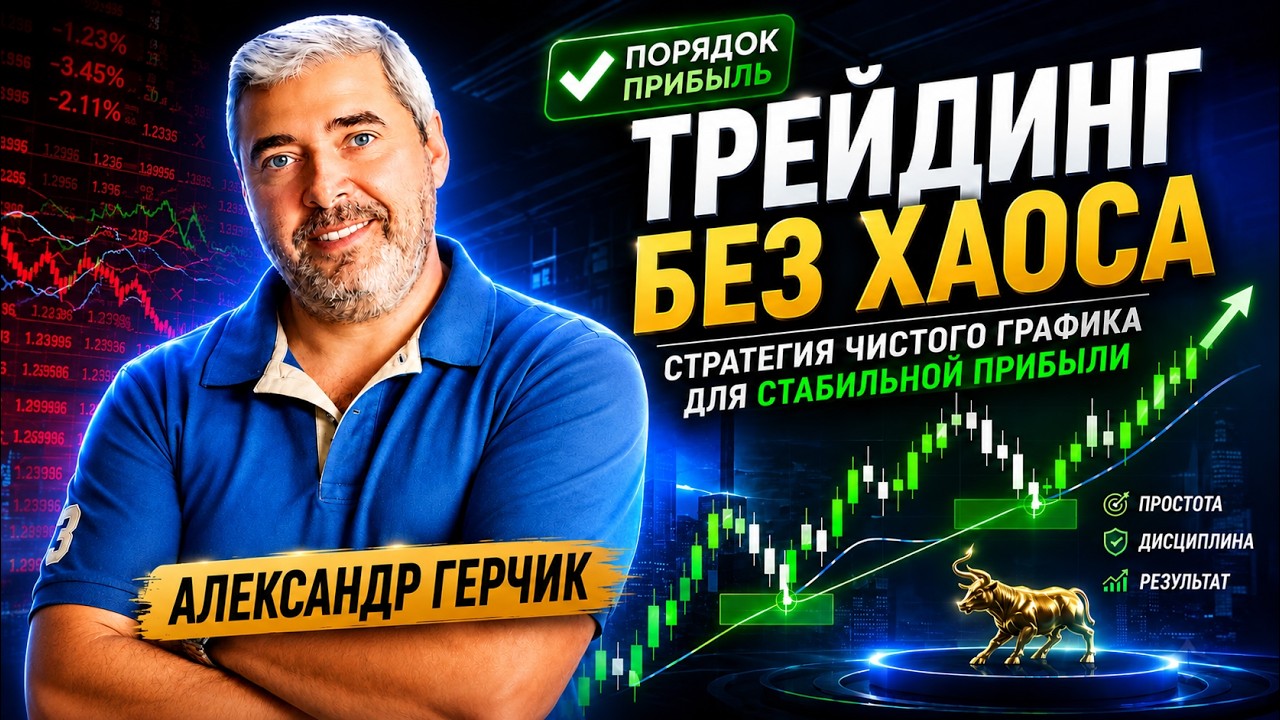 Трейдинг без хаоса: СТРАТЕГИЯ чистого графика для СТАБИЛЬНОЙ ПРИБЫЛИ #герчик #уровни