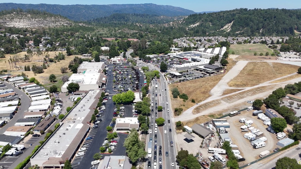 Scotts Valley CA Aerial View