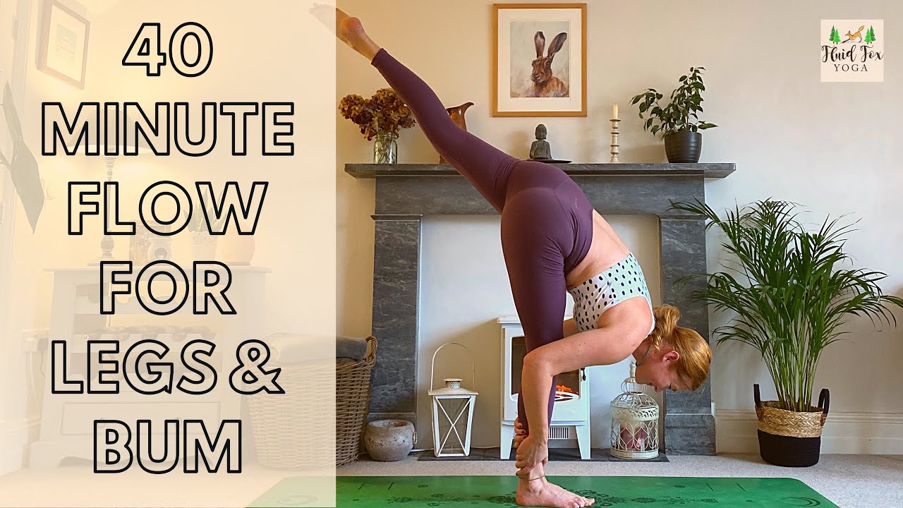 40 MINUTE VINYASA FLOW FOR FIRM LEGS & BUM // Beginner to Intermediate Yoga