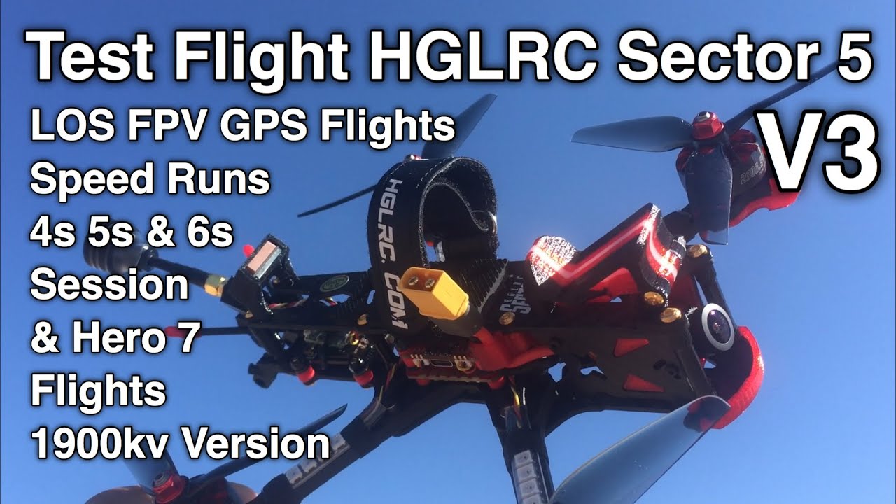 🚀TEST FLIGHT HGLRC SECTOR 5 V3 🚀
