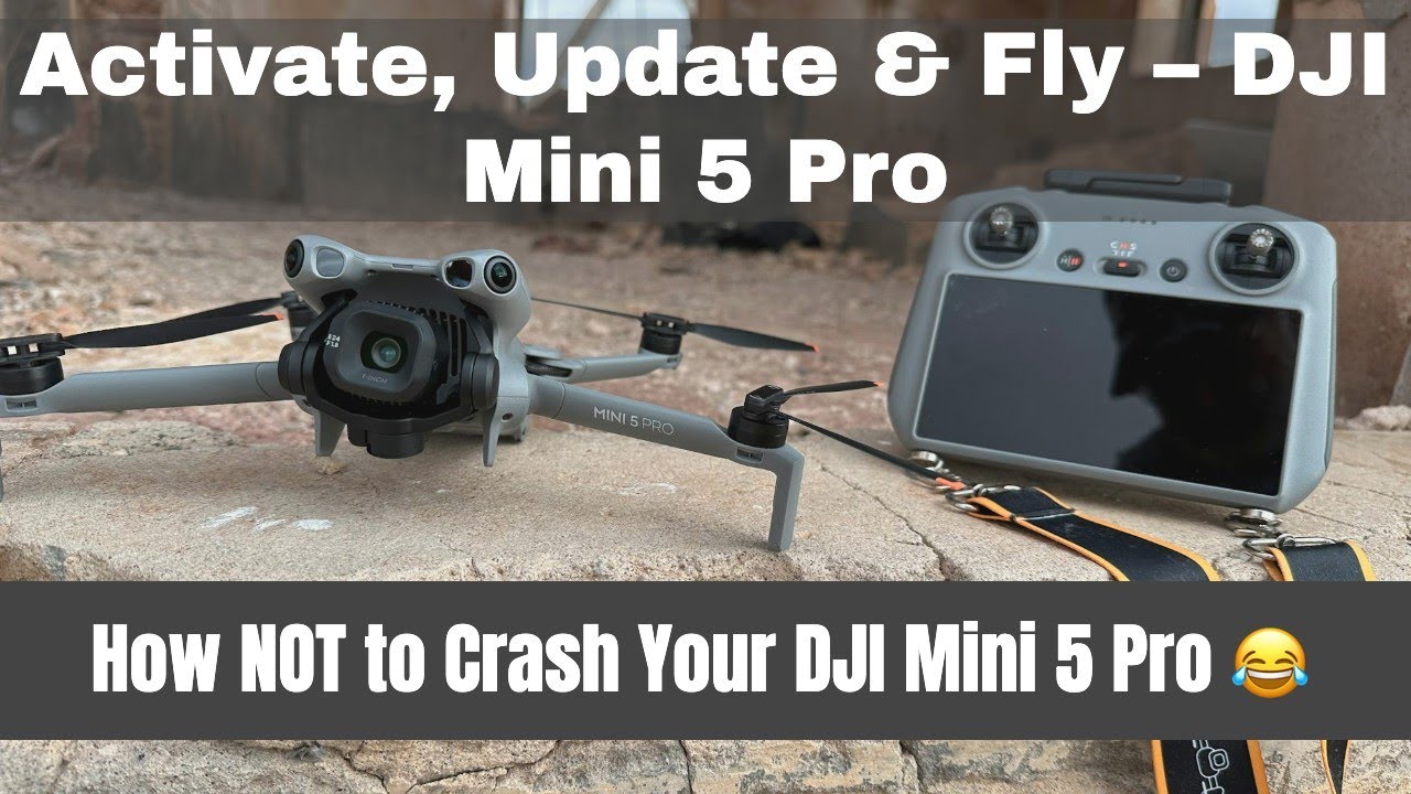 How to Set Up, Activate & Update the DJI Mini 5 Pro (Beginner Guide + Test Flight!) #shaunthedrone
