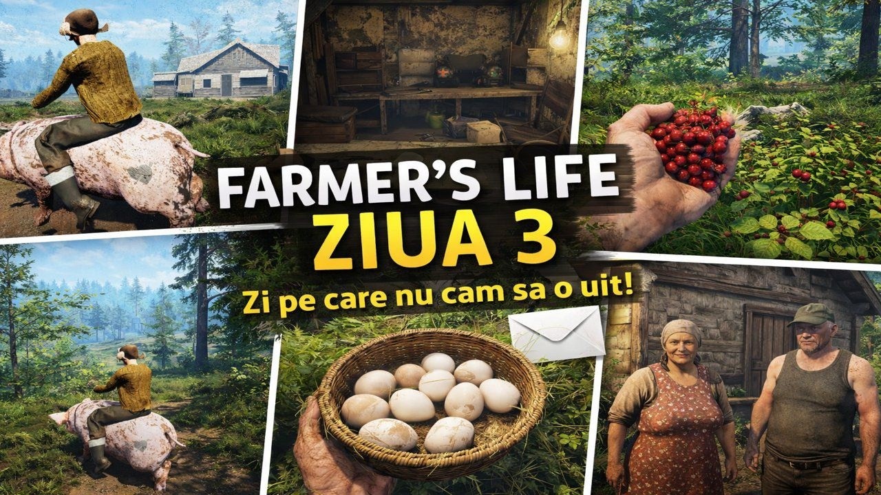 ZIUA 3 | Scrisoare misterioasă, porc călărit prin sat și un buncăr vechi | Farmer’s Life