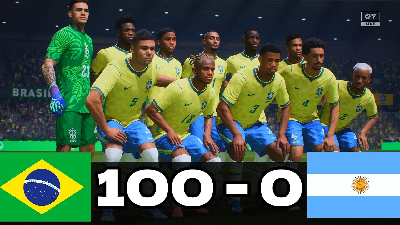 FIFA WORLD CUP 2026 - BRASIL VS ARGENTINA 100-0
