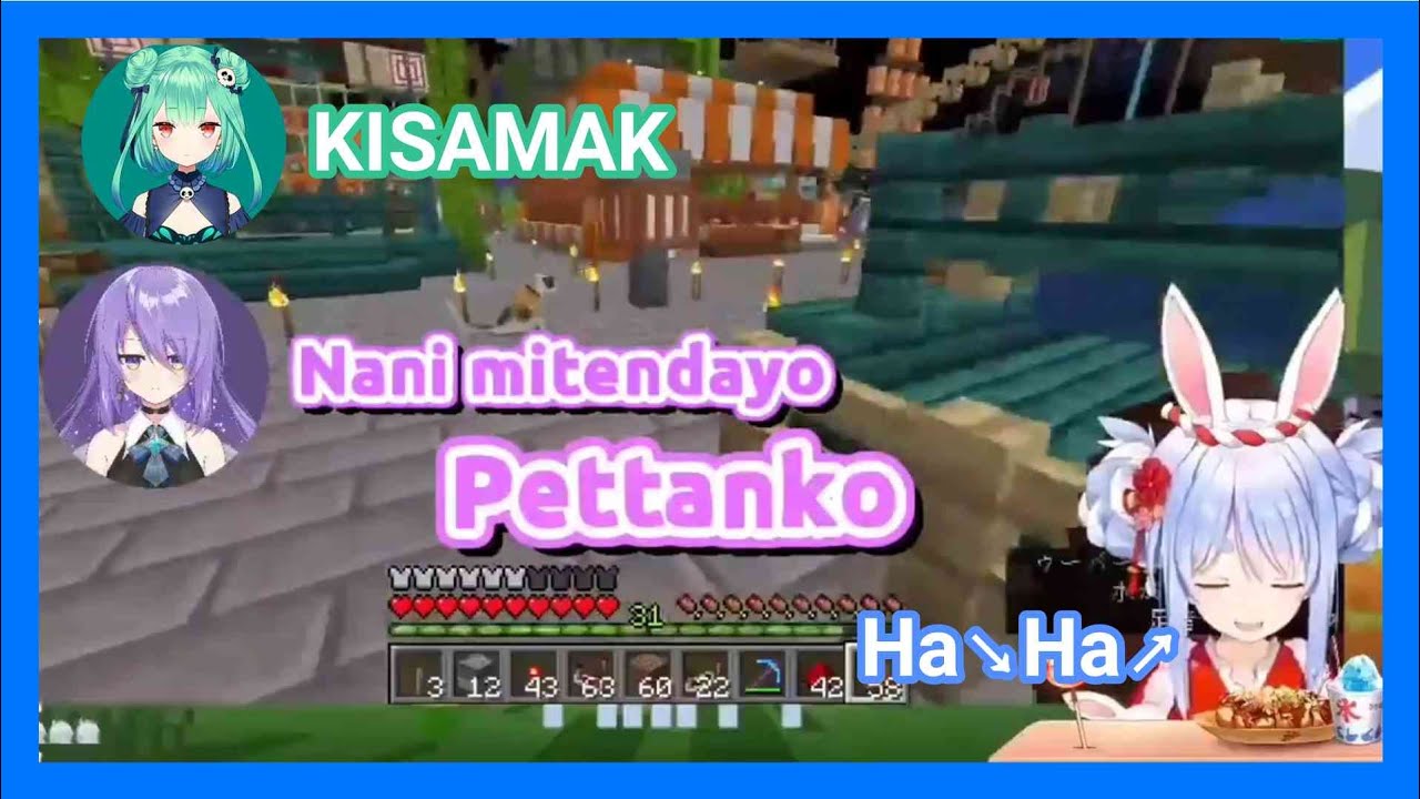 【Hololive JP】Pekora Nyuruh Moona Bilang Pettan Ke Rushia【ID Sub】