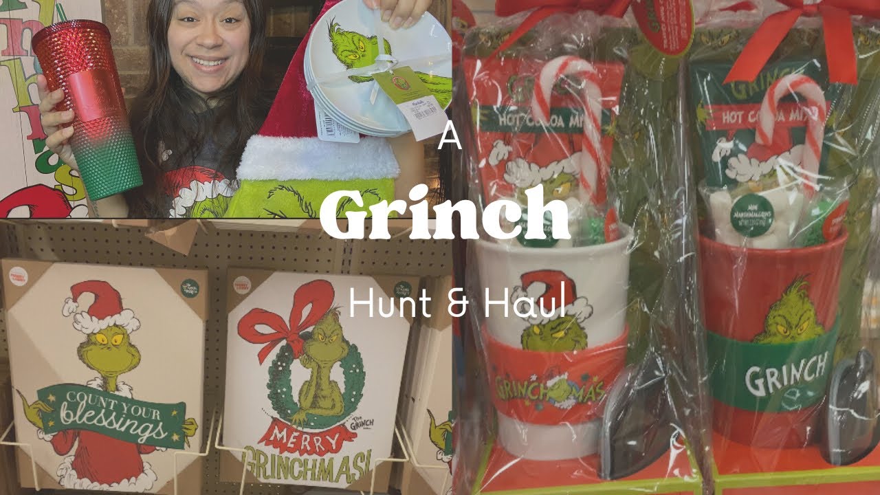 A Grinch Haul & Hunt| Hobby Lobby, Marshalls, Etc