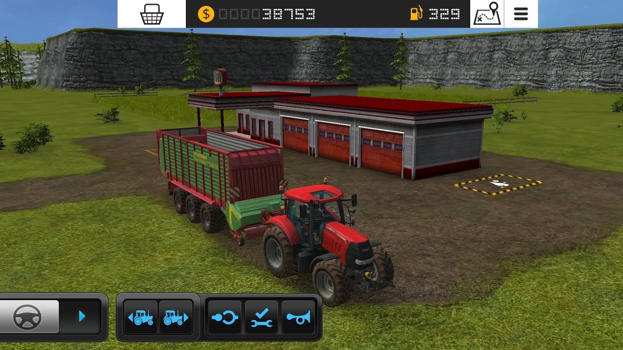 Играем в фс16  1 часть