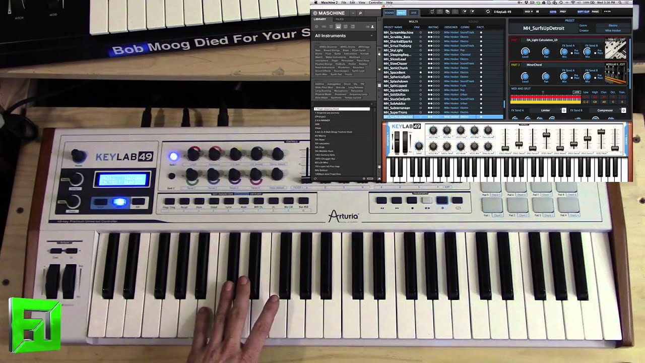 Arturia Keylab49 Producer pack Review (BitWig, MiniV, Analog Lab)