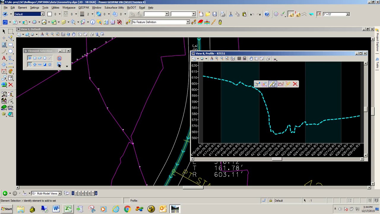 Bridge Survey GeoHec SS4 Entering Geometry Data