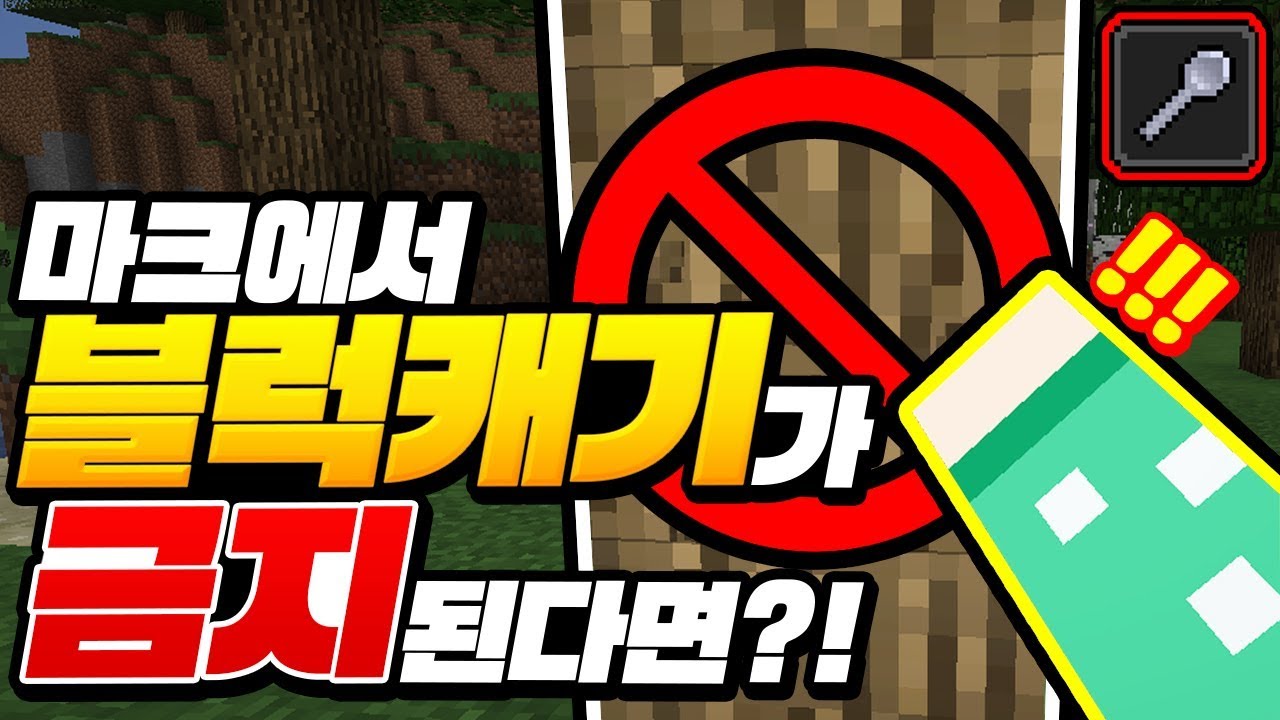 마크 중*블럭 캐기가 금지*된다면? ㅋㅋㅋ 의외로 다이아도 캠ㅋㅋㅋ [마인크래프트 리뷰] Minecraft - 루태