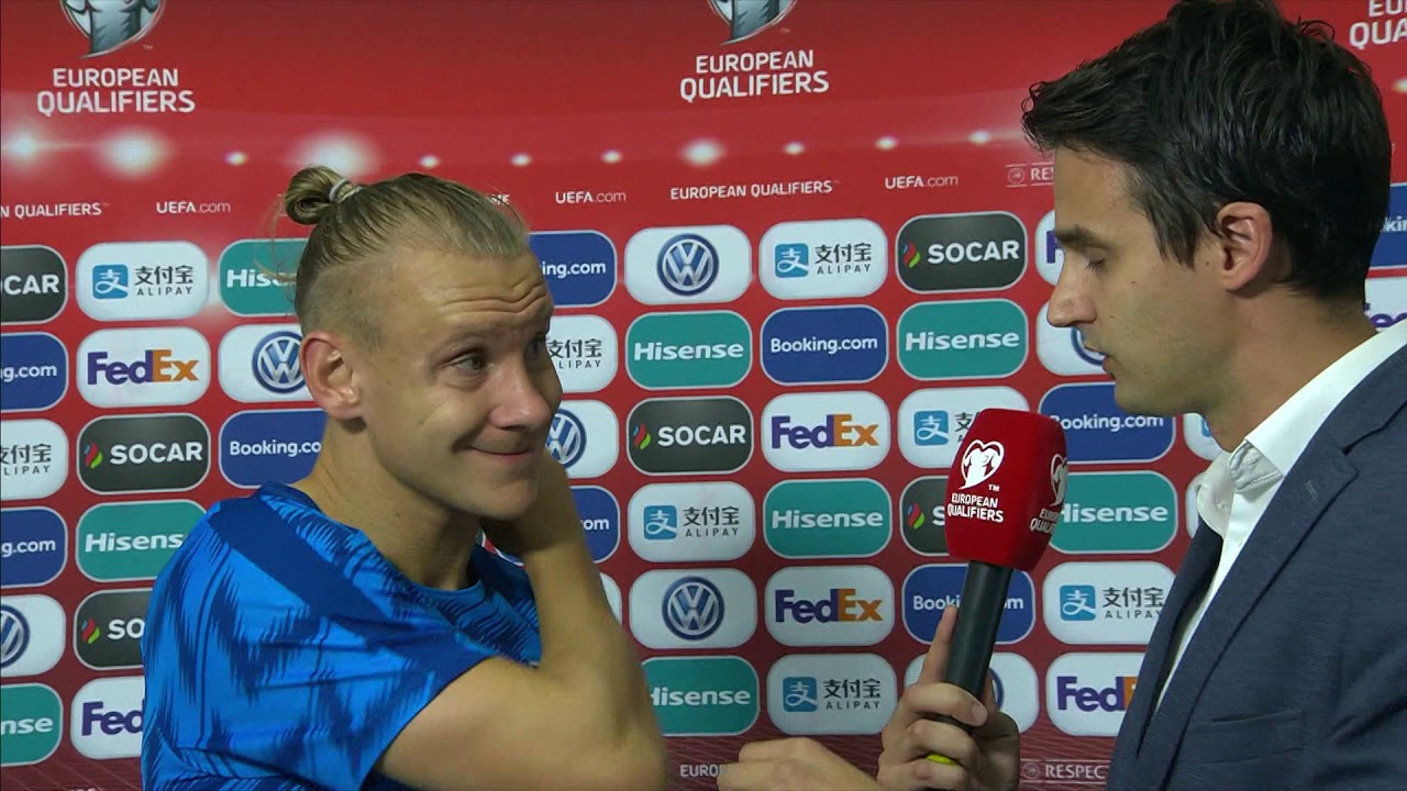Domagoj Vida nakon utakmice Hrvatska - Azerbedjan 9.9.2019.
