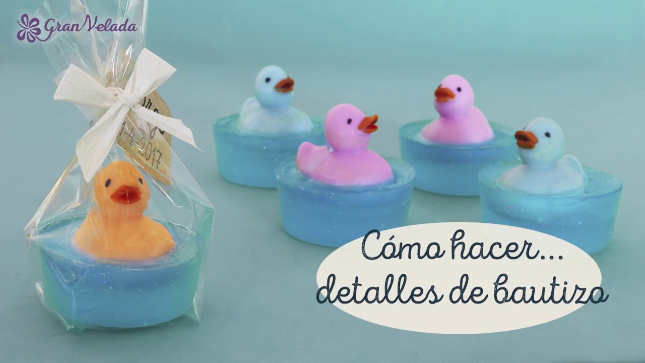Como hacer jabon para bautizo