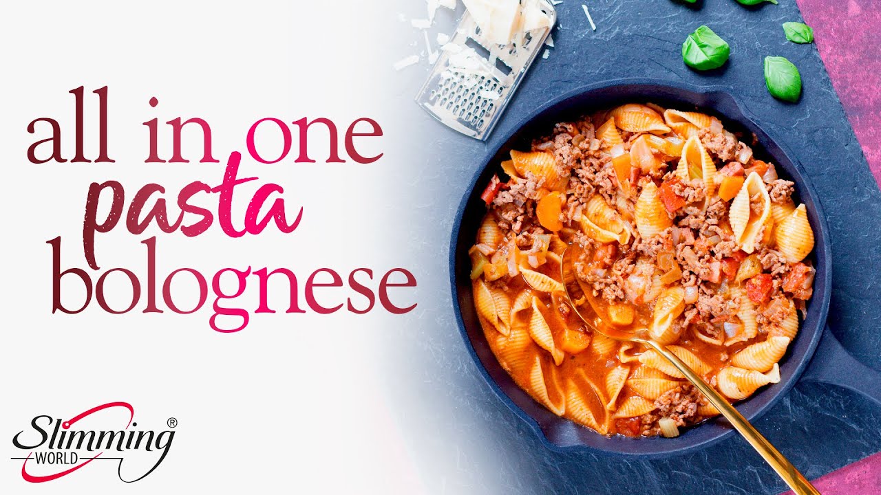 🍝All-in-one pasta bolognese - full Slimming world recipe and Syn details in the description below