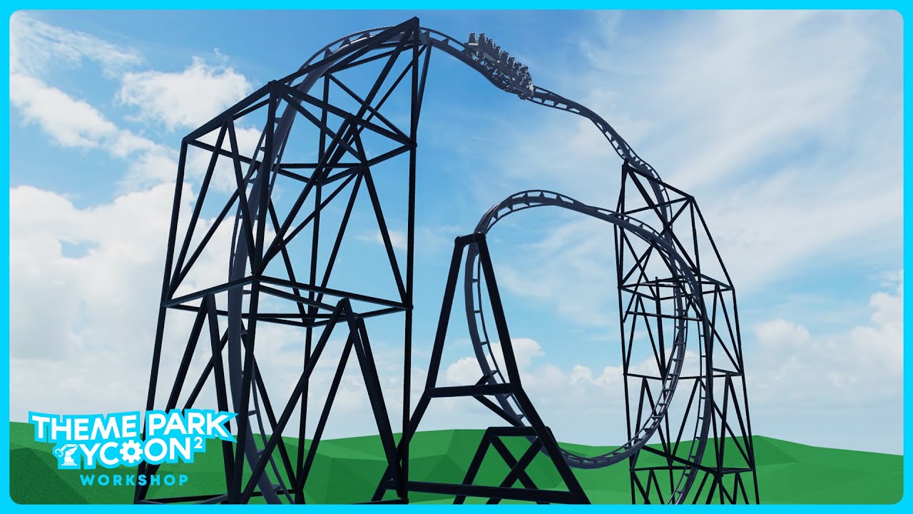 Sky Rocket II Coaster Blueprint in Theme Park Tycoon 2