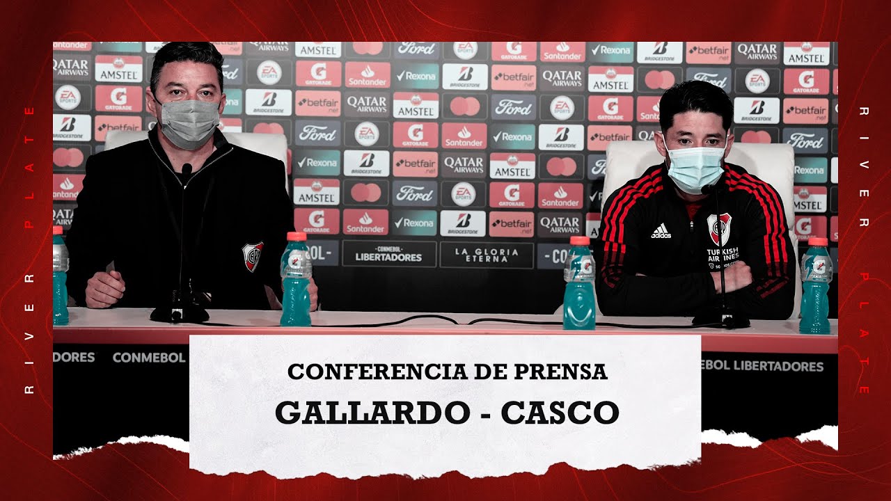 Marcelo Gallardo y Milton Casco | Conferencia de prensa | Vélez - River