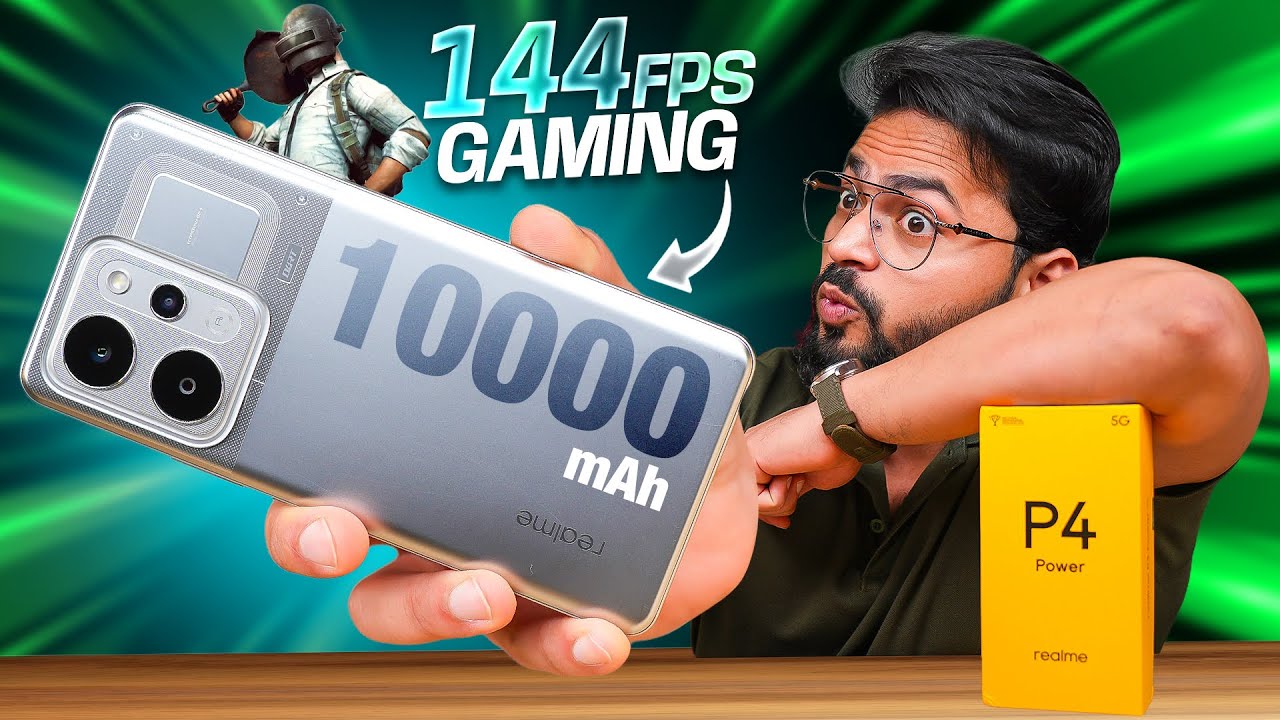 realme P4 Power Review 🚀 | 144 FPS BGMI + 10000mAh 🔋 | IP69 Waterproof 💦