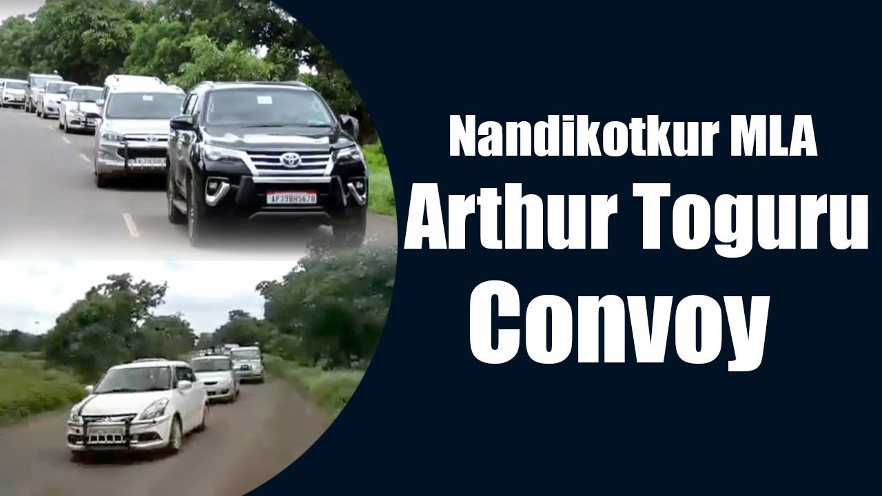Nandikotkur MLA Arthur Toguru Convoy Visuals | Arthur Toguru Songs