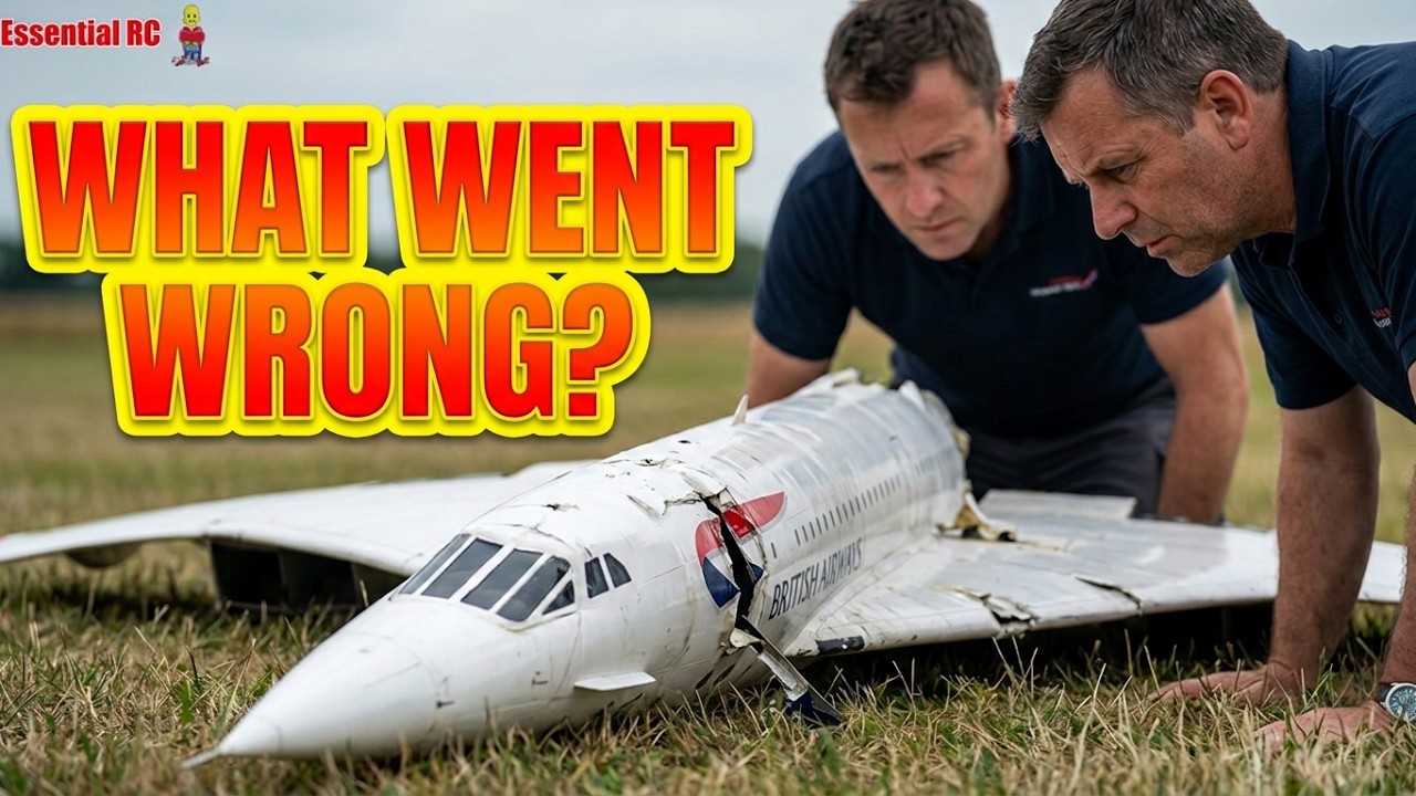 WHAT WENT WRONG ? Giant RC Concorde CRASHES at Airliner Meeting 2026