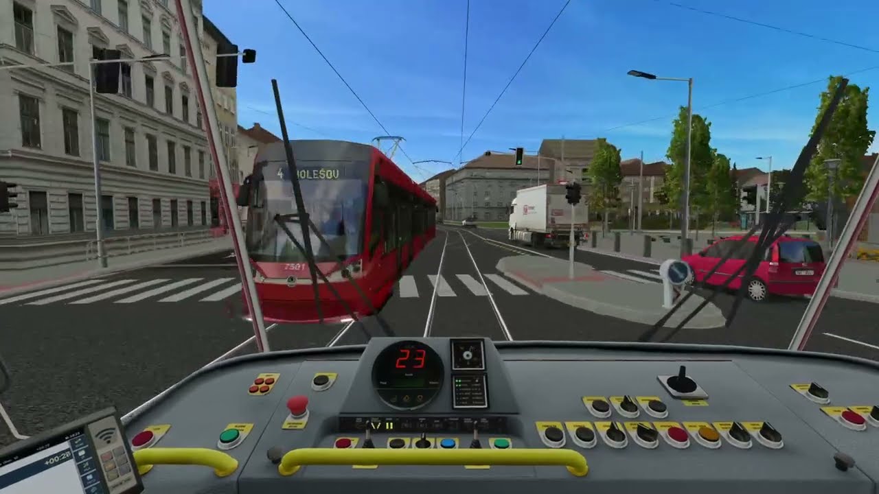 Simt MHD / linka 4 / Hole&scaron;ov - Slivenec / Tatra T3R.P #8362