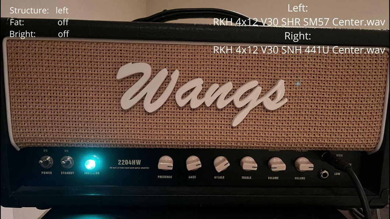 Marshall JCM800 2204 vs Friedman style Wangs 2204