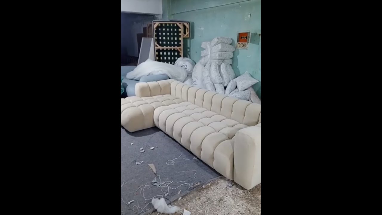 تنجيد طقم كنب زاوية مميز 🛋️ Upholstery of a distinctive corner sofa set