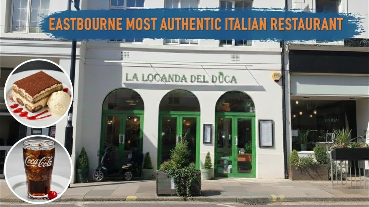I tried Eastbourne's best rated dessert - La Locanda Del Duca - Italian restaurant