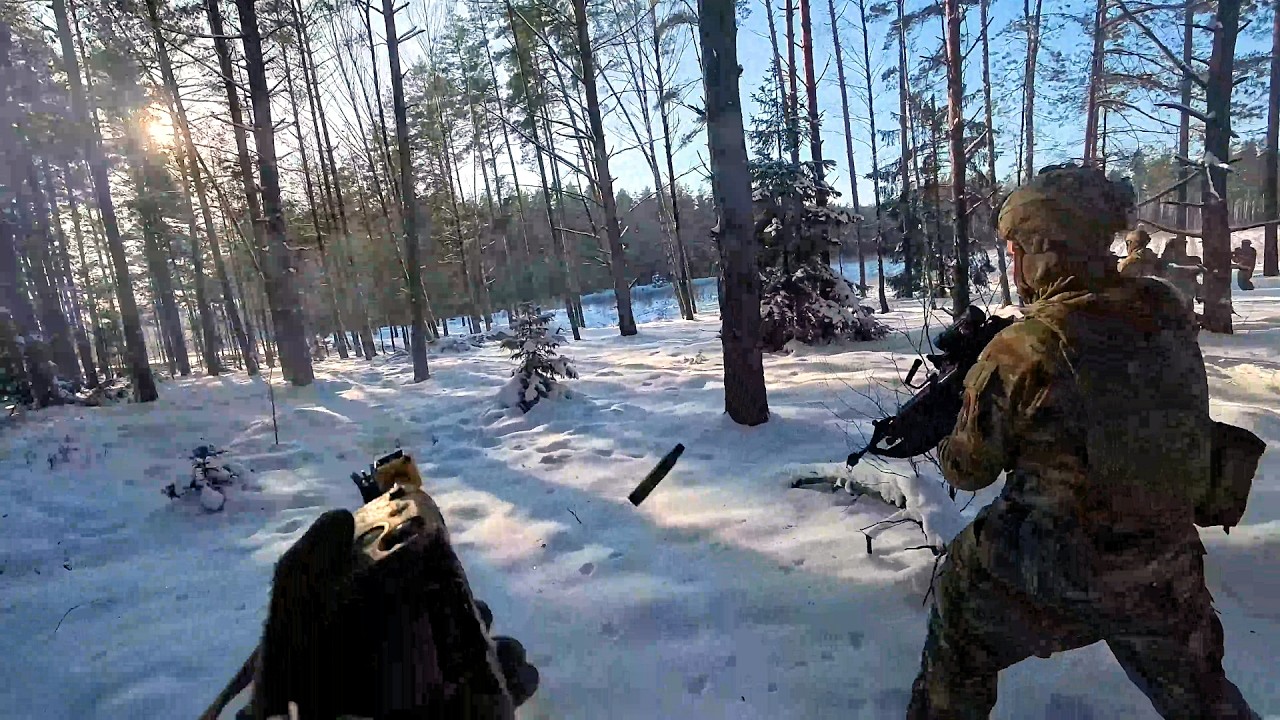 U.S. Soldiers Conduct Platoon Attack Training At BPTA