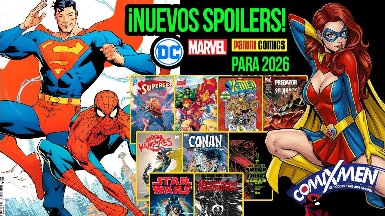 ¡SPOILERS 2026! 📢 Panini Cómics – Oficialmente NUEVOS Títulos Marvel & DC