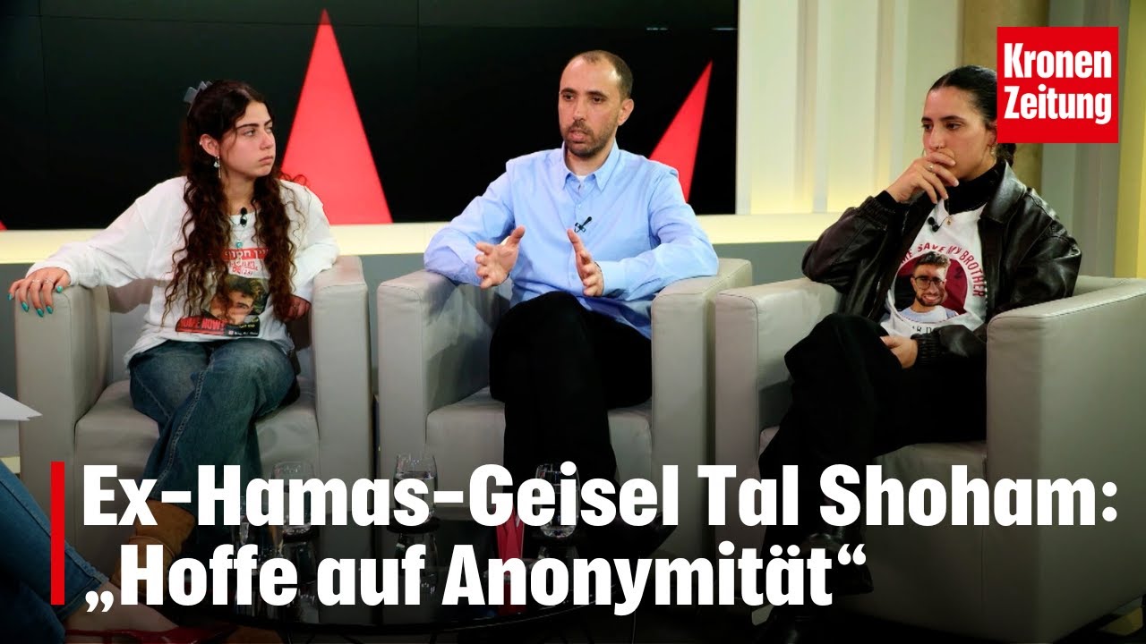 Ex-Hamas-Geisel Tal Shoham: „Hoffe auf Anonymität“ | krone.tv NEWS