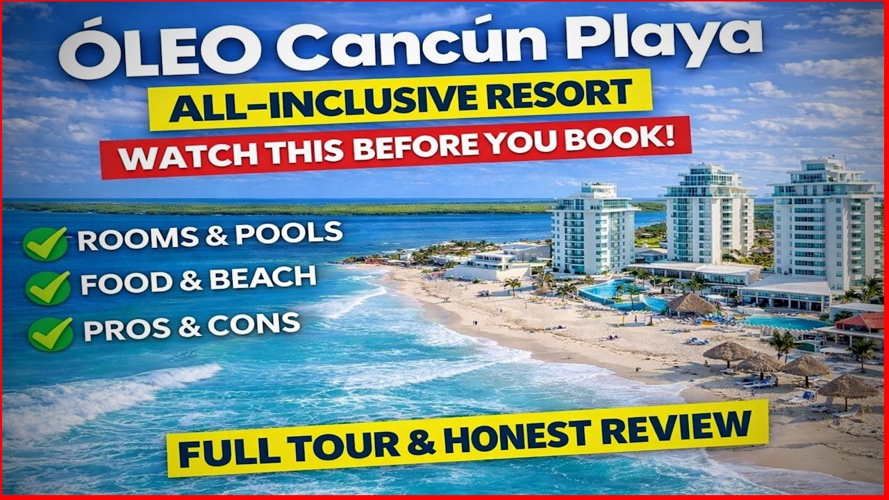 Обзор отеля ÓLEO Cancún Playa All Inclusive 🌴🇲🇽 | Полный обзор курорта 🌊🏖️ | Перед бронированием