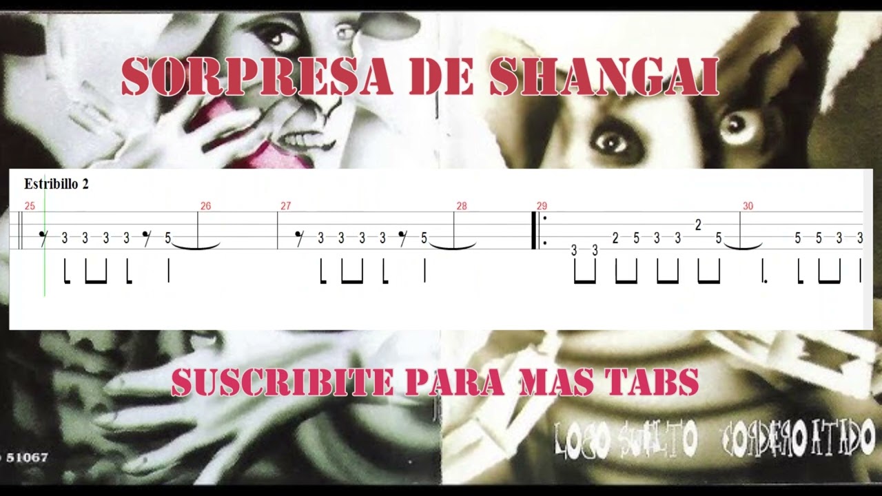 Sorpresa de Shangai - Líneas de bajo + tabs