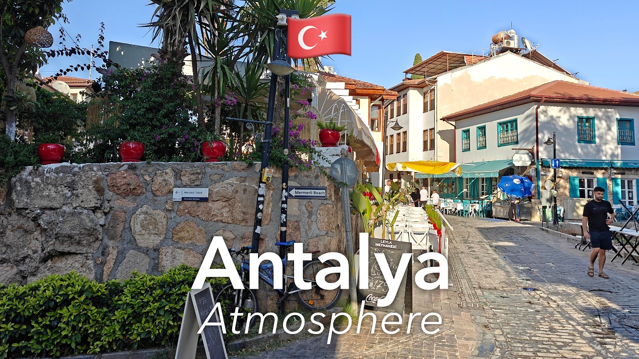 🇹🇷 Прогулка по Анталье в 4K: Атмосфера Южного Города | Турция