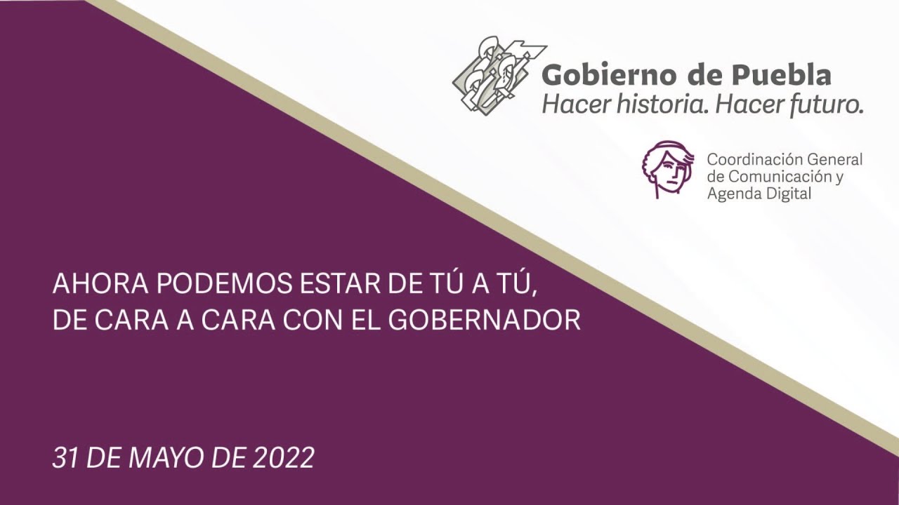 AHORA PODEMOS ESTAR DE T&Uacute; A T&Uacute;, DE CARA A CARA CON EL GOBERNADOR